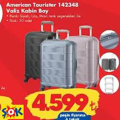AMERİCAN TOURISTER 142348 KABİN BOY VALİZ AMERİCAN TOURISTER 142348 KABİN BOY VALİZ